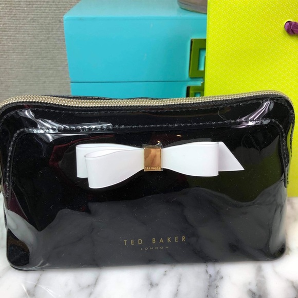 NWT TED BAKER Cahira Bow Makeup Bag Cosmetic Case - Picture 4 of 13